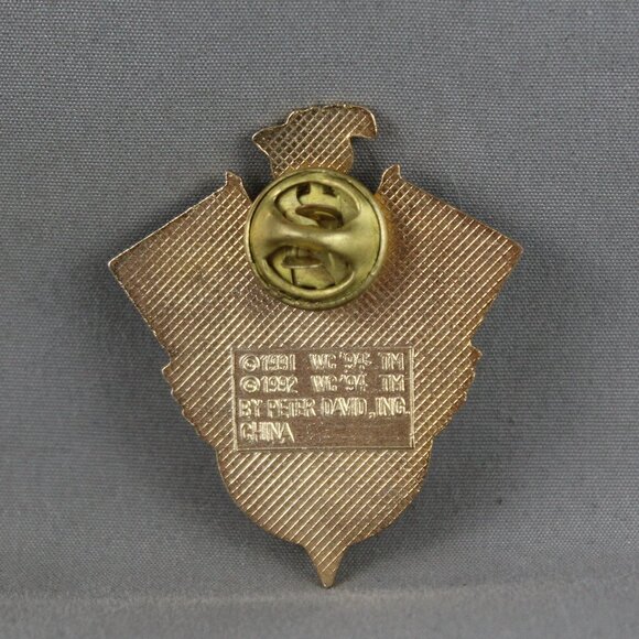 1994 Soccer World Cup Pin - Team Bulgaria Dual Flag by Peter David - Metal Pin - Picture 2 of 3